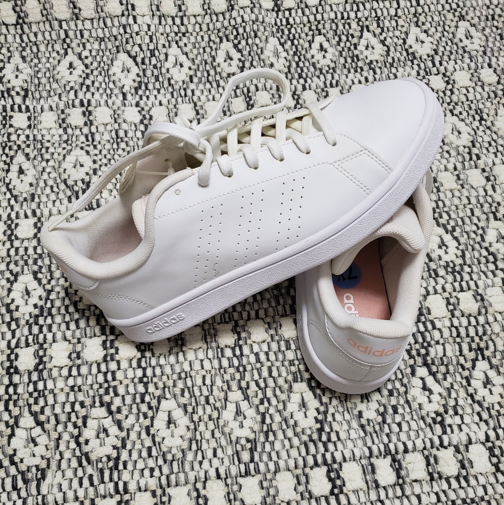 ADIDAS ADVANTAGE BASE White Sneakers